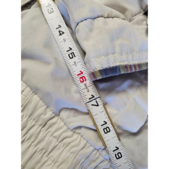 vintage IZZI 1985 Reversible Jacket‎ size Medium snap button rain hood plaid wht - Picture 11 of 16